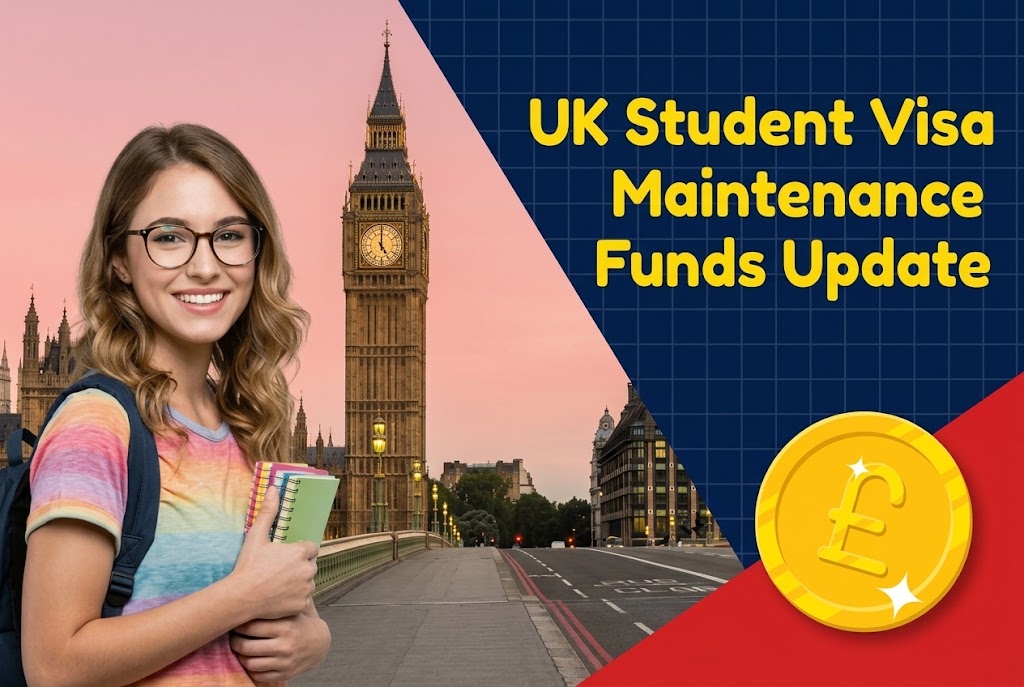 UK Student Visa Maintenance Funds Update 2026: New Financial Requirement from 30 November 2026