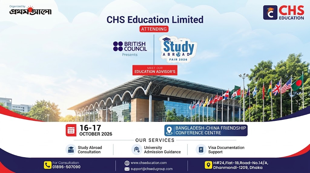 CHS Education Limited to Attend Study Abroad Fair 2026: Meet Our Education Advisors